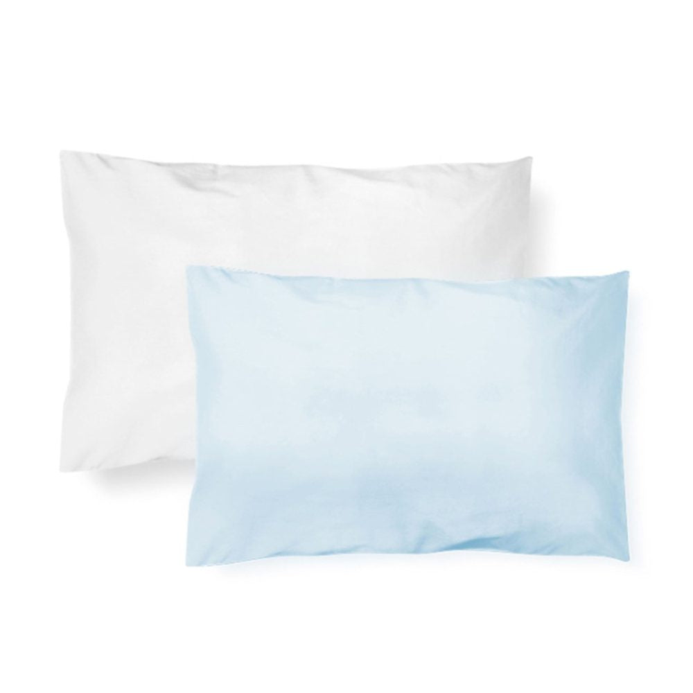 Kit de Fronha Papi Malha 100% Algodão Azul Claro