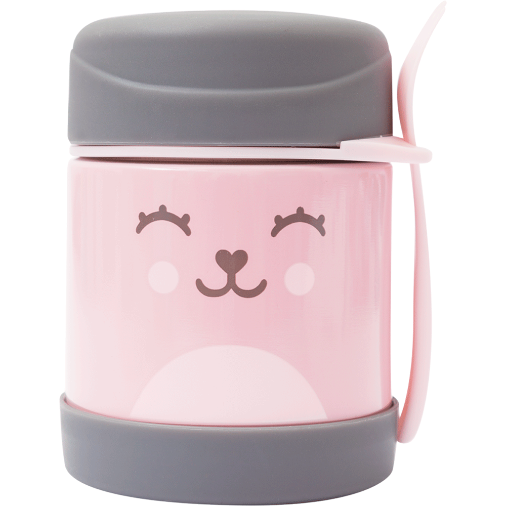 Pote Térmico Gumy Buba Rosa Para Papinha