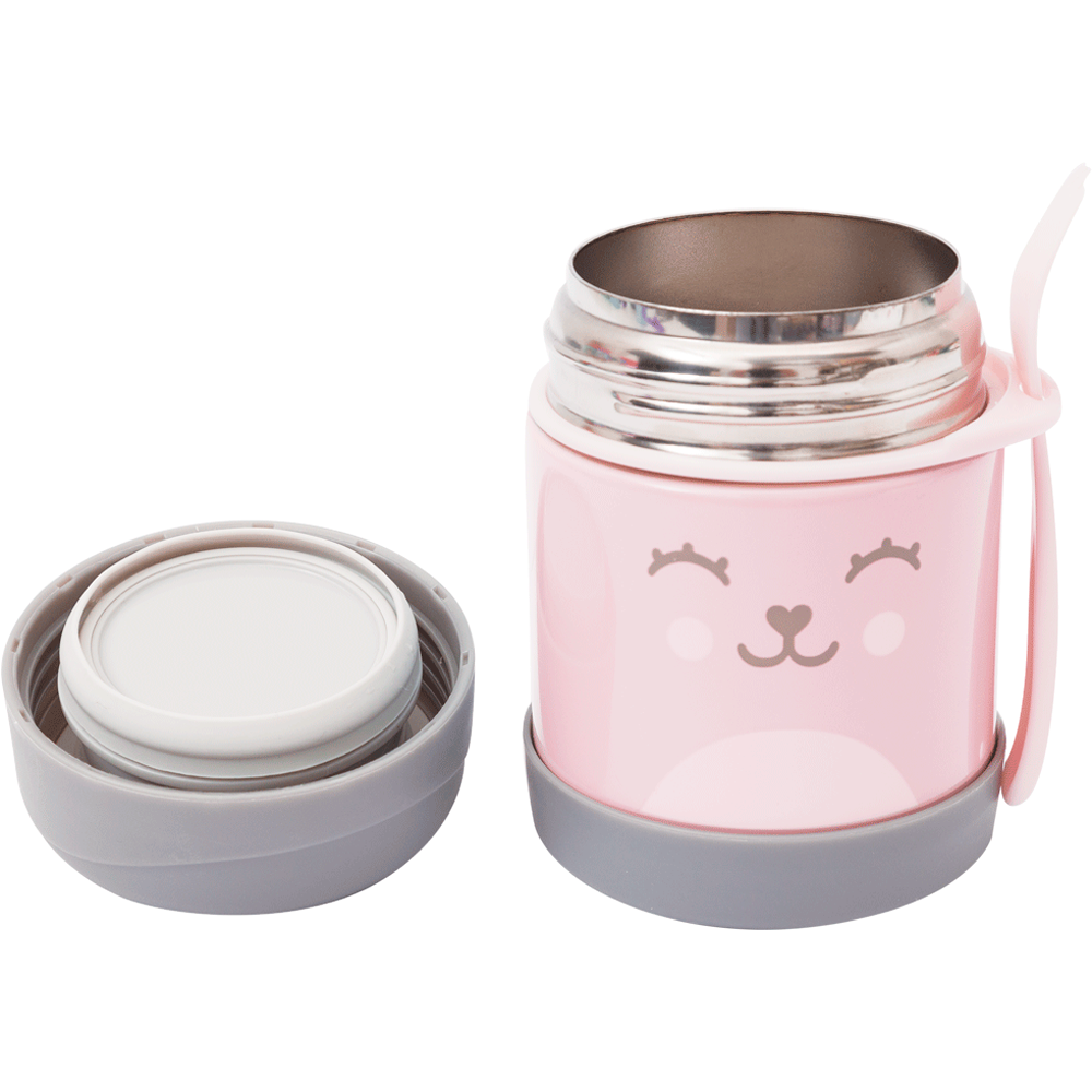 Pote Térmico Gumy Buba Rosa Para Papinha