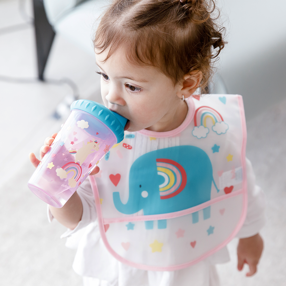 Copo Antivazamento Baby Unicórnio 300ml - Buba