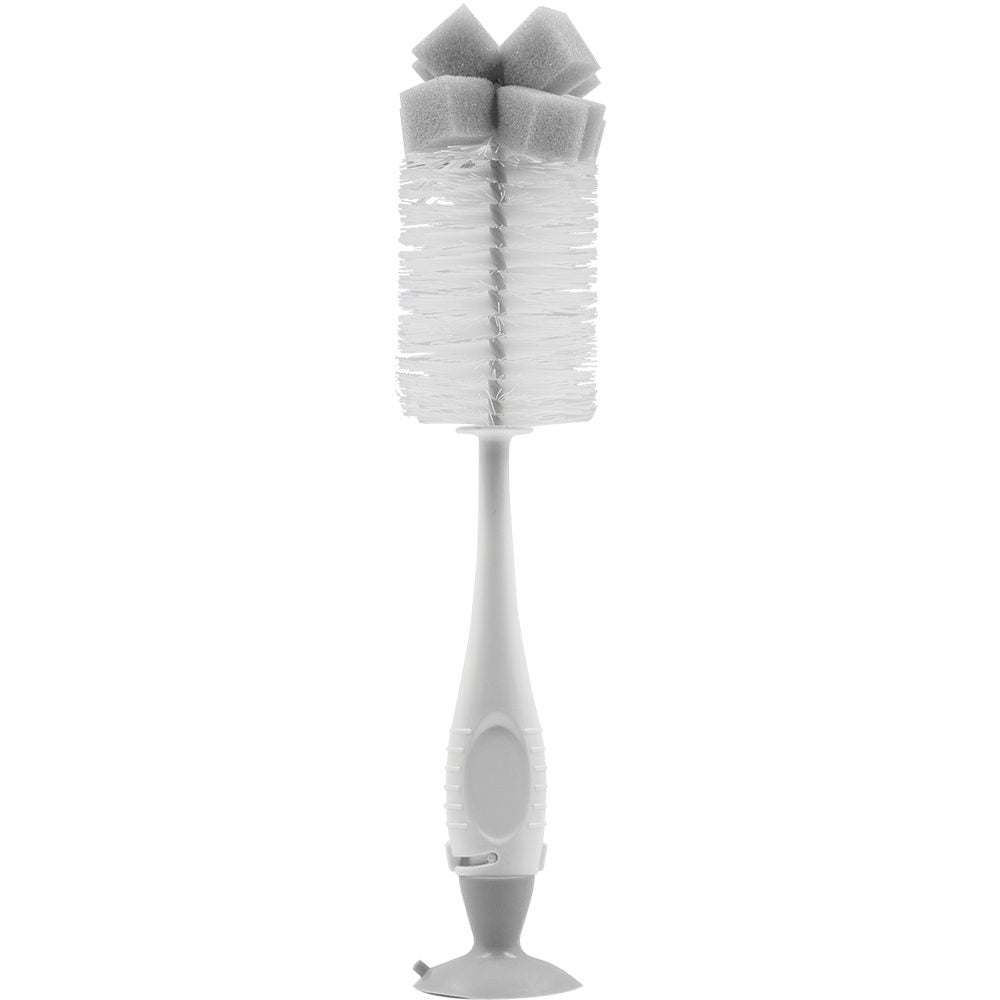 Escova Buba Para Mamadeira Com Limpador de Bico e Ventosa