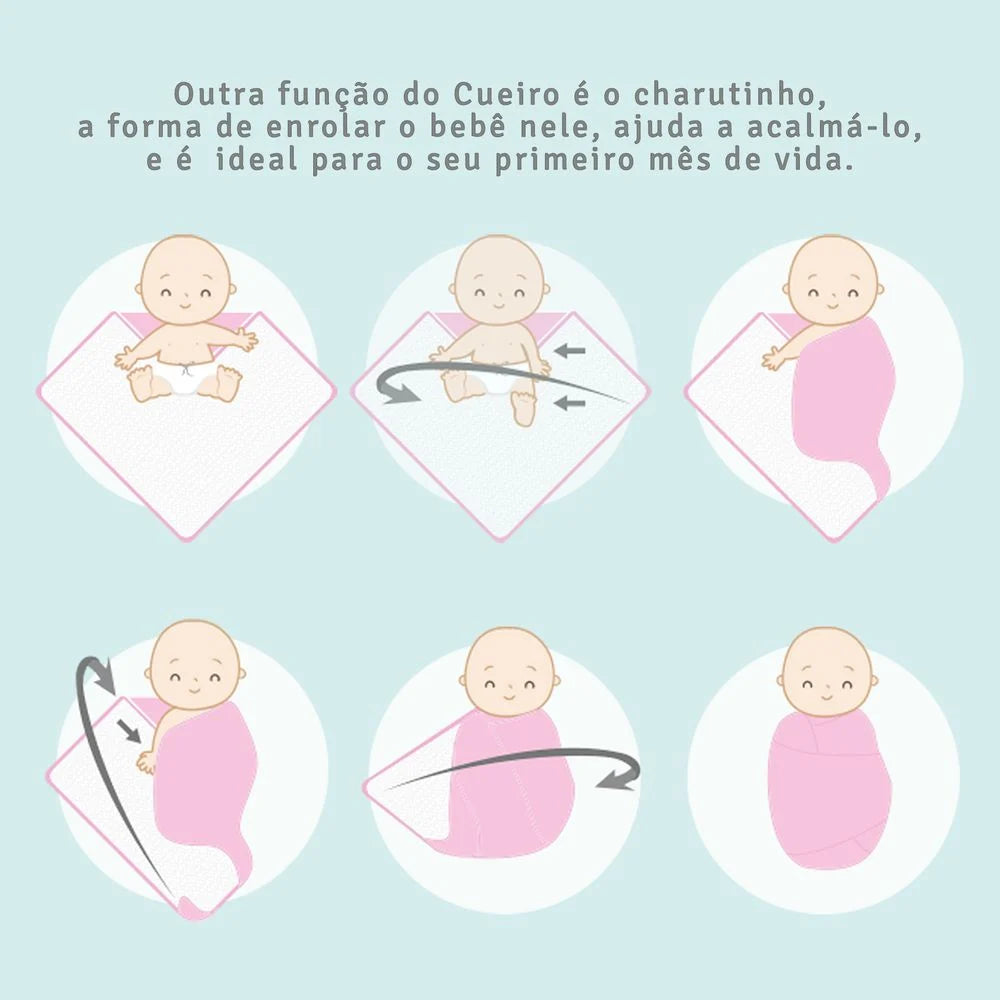 Cueiro Flanelado Campose Estampado 80x80cm - Espaço
