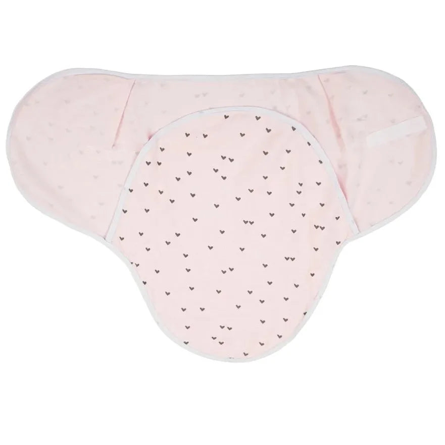 Cueiro Swaddle Ajustável Coração 100% Algodão