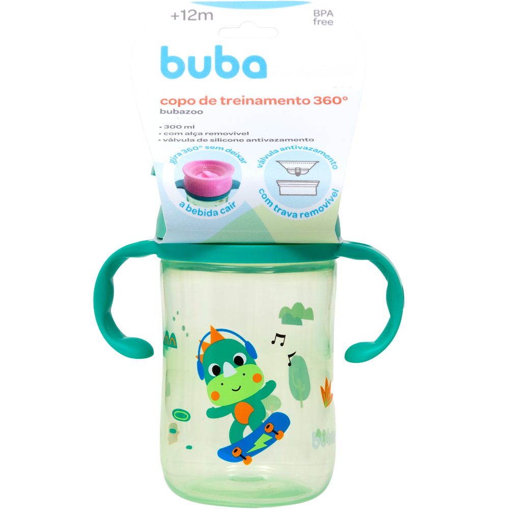 Copo de Treinamento 360º Buba Zoo Dino