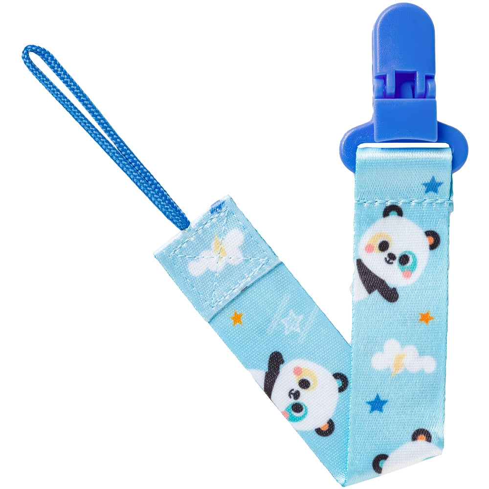 Prendedor De Chupeta Buba Clip Com Trava - Panda