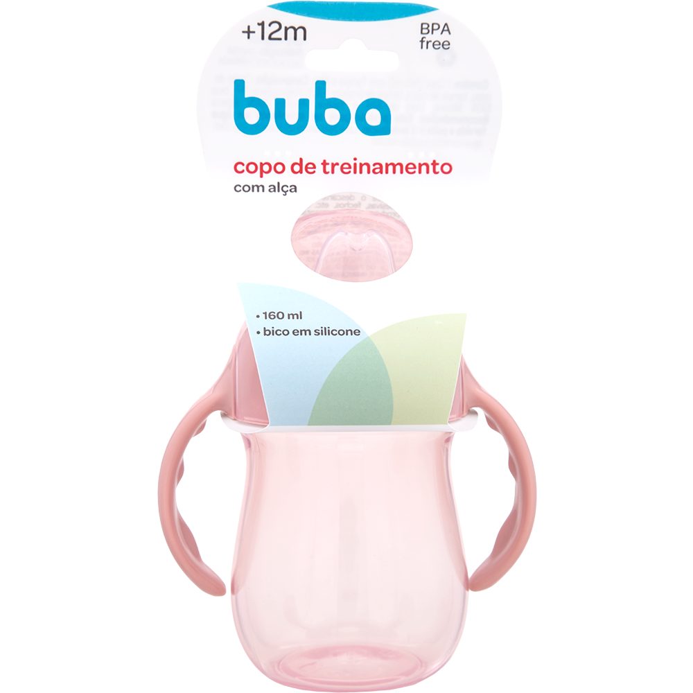 Copo de Treinamento com Alça 160ml - Rosa
