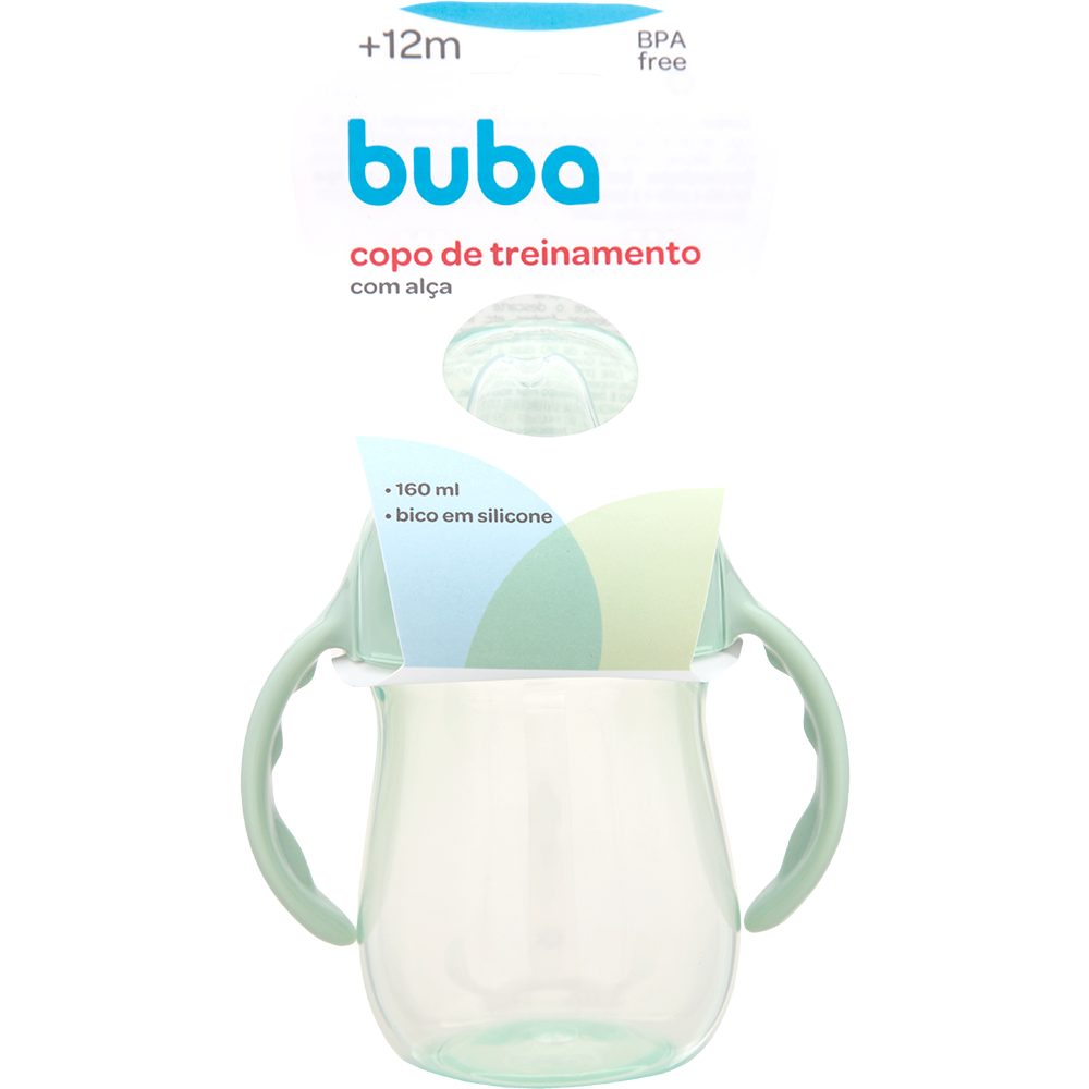 Copo de Treinamento com Alça 160ml - Verde