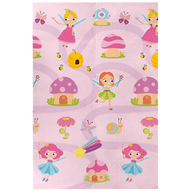 Tapete de Atividades Dupla Face 120cm x 180cm - Dobrável Fada