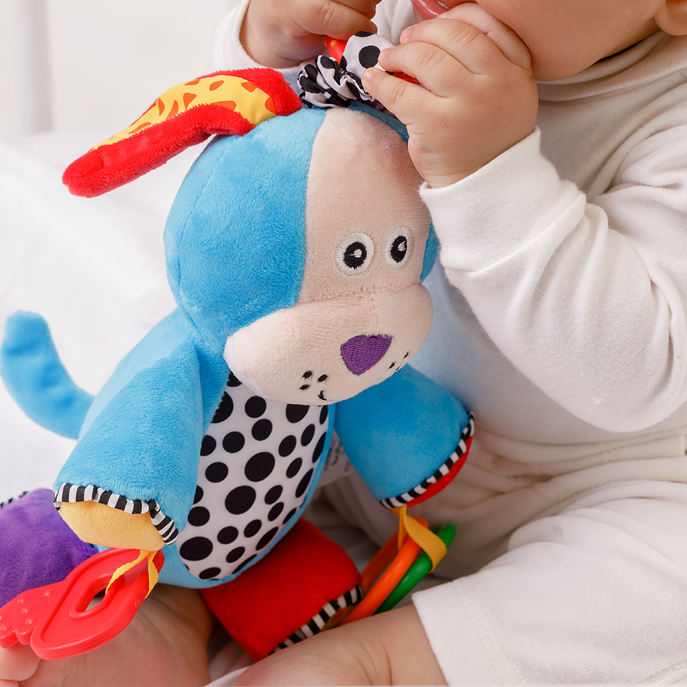 Pelúcia Cachorrinho Atividades Treme-Treme da Buba