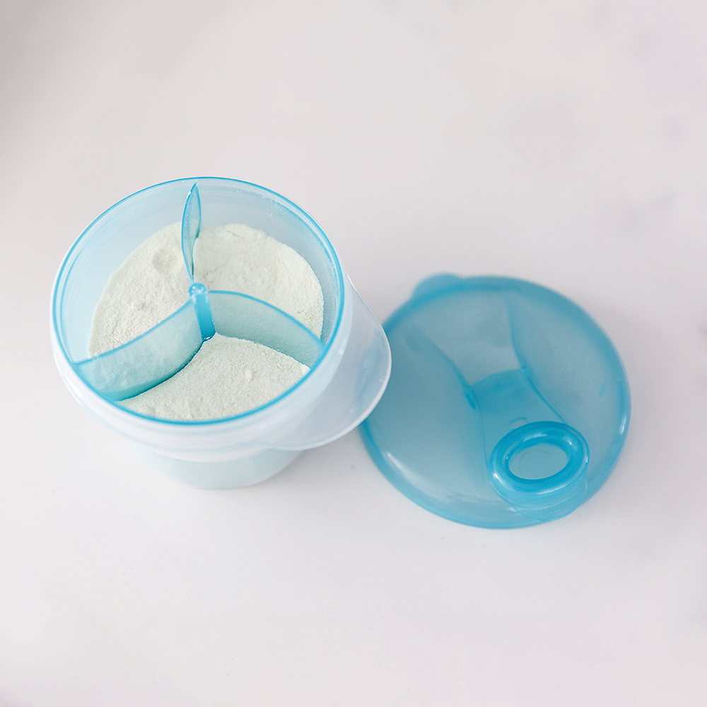 Pote para Leite em Pó Azul - Buba