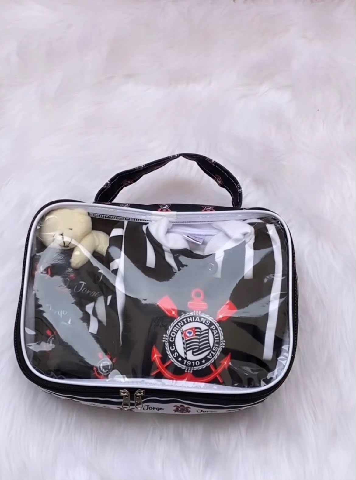 Kit Maternidade Personalizado Completo MASCULINA Corinthians | Personalize Com o Nome do seu PrĂncipe