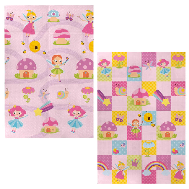 Tapete de Atividades Dupla Face 120cm x 180cm - Dobrável Fada