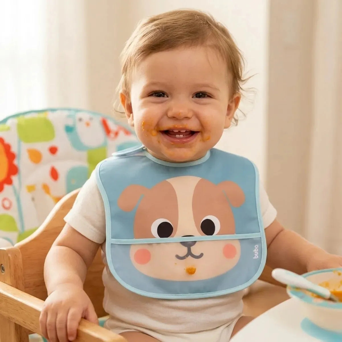 Babador Impermeável Com Bolso Pega Migalhas Buba - Cachorro