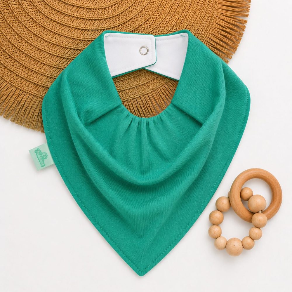 Bandana Impermeável para Bebê - Verde Esmeralda