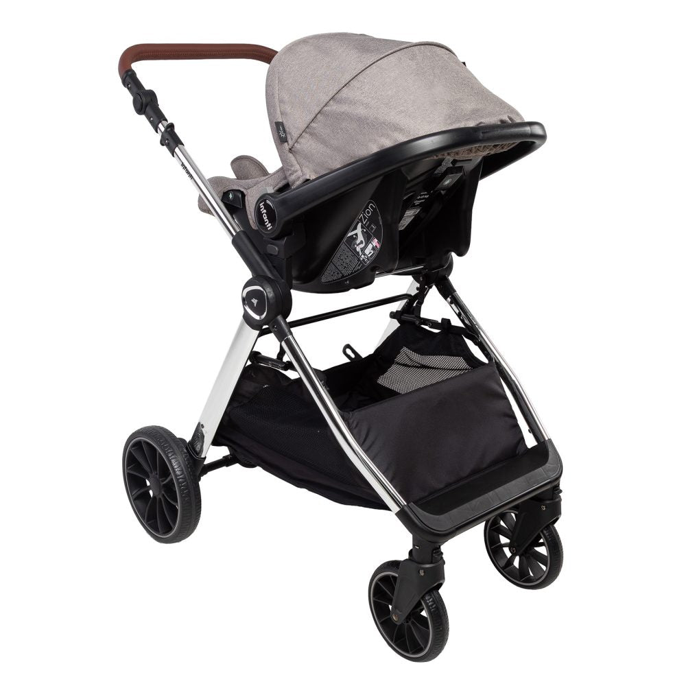 Carrinho Infanti Romanzo Essenza Trio Isofix - Bege Chrome