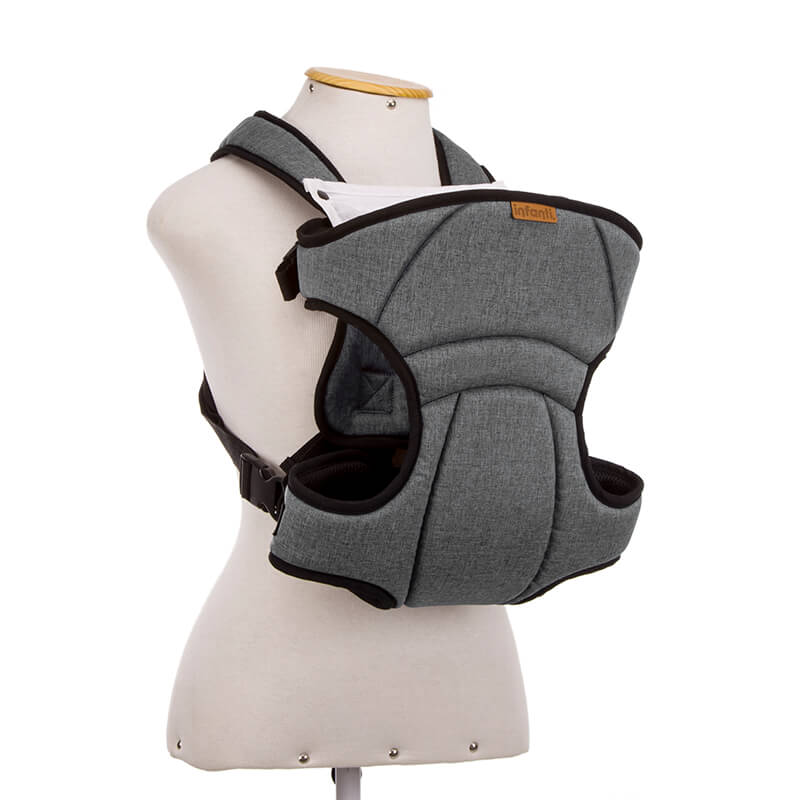 Canguru I Love Travel Infanti Ergonômico para Bebê - Cinza