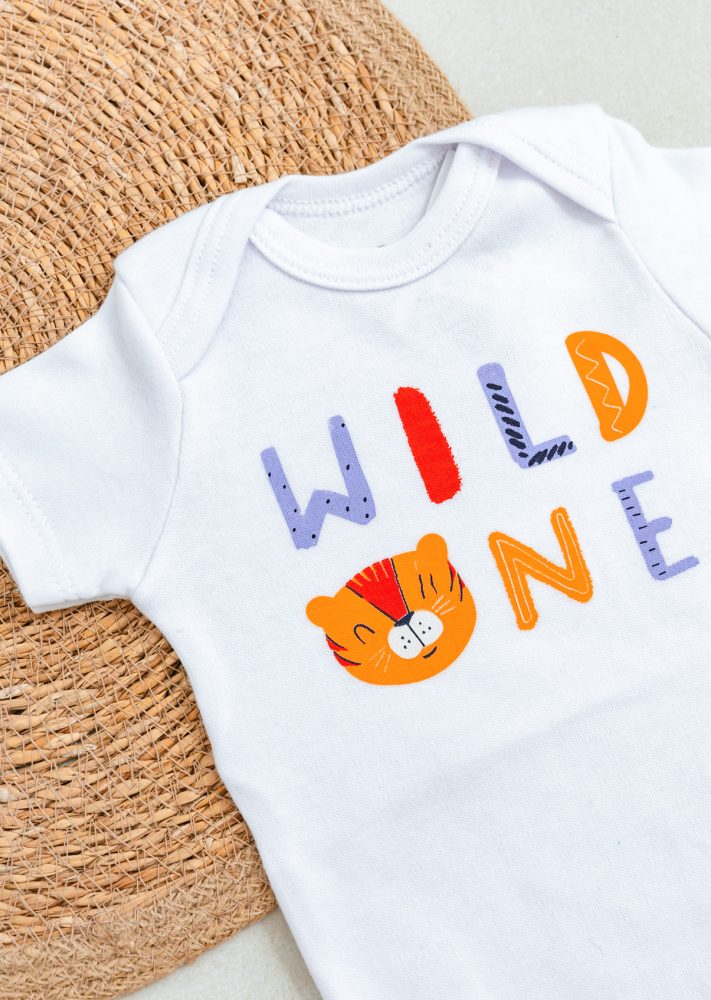 Conjunto Bebê Body Wild One e Short Marinho