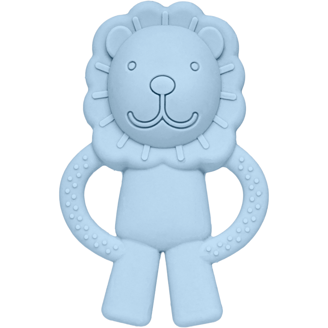 Mordedor em Silicone Leãozinho - Azul