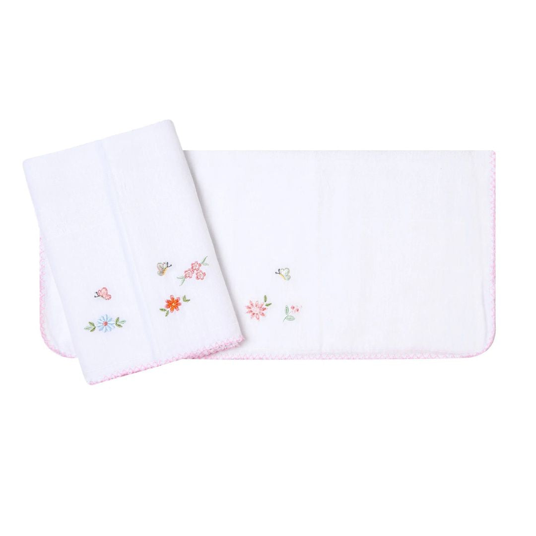 Fralda Bordada Papi 70cmx70cm - Floralzinho