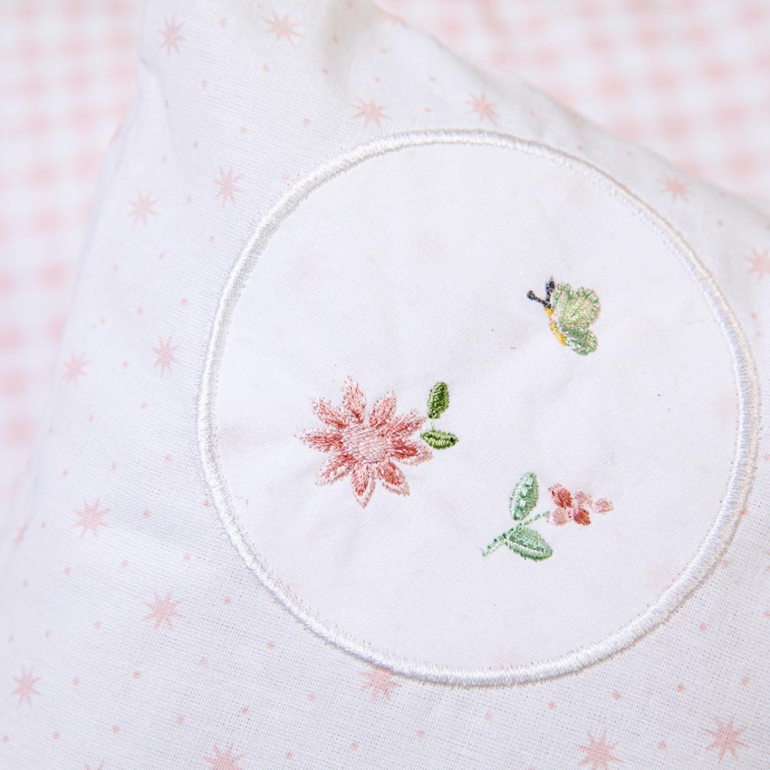 Kit De Fronha Bordados Papi 40cm X 28cm - Floralzinho