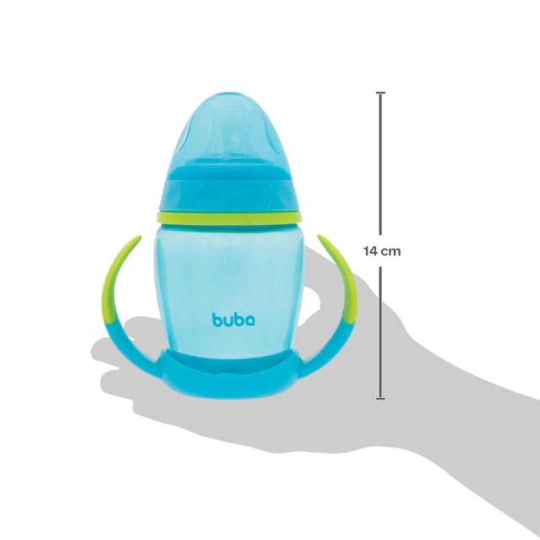 Copo de Treinamento com Alça Removível 250mL - Azul
