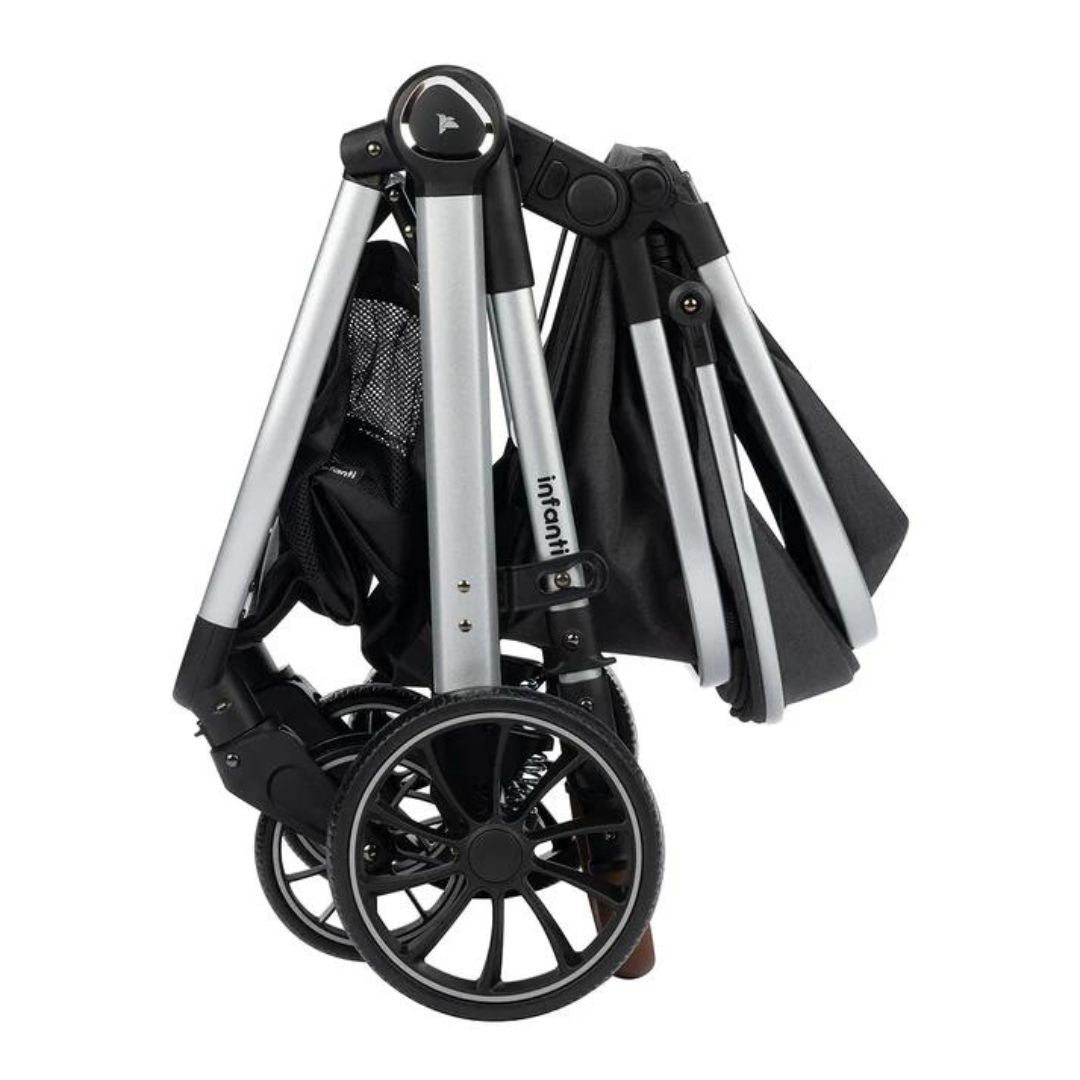 Carrinho Infanti Romanzo Trio Base Isofix Preto Granizo