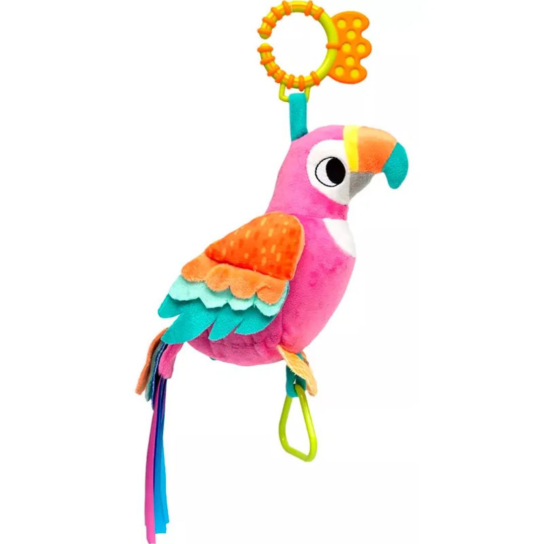 Brinquedo Bebê Papagaia de Pelúcia Laila Buba