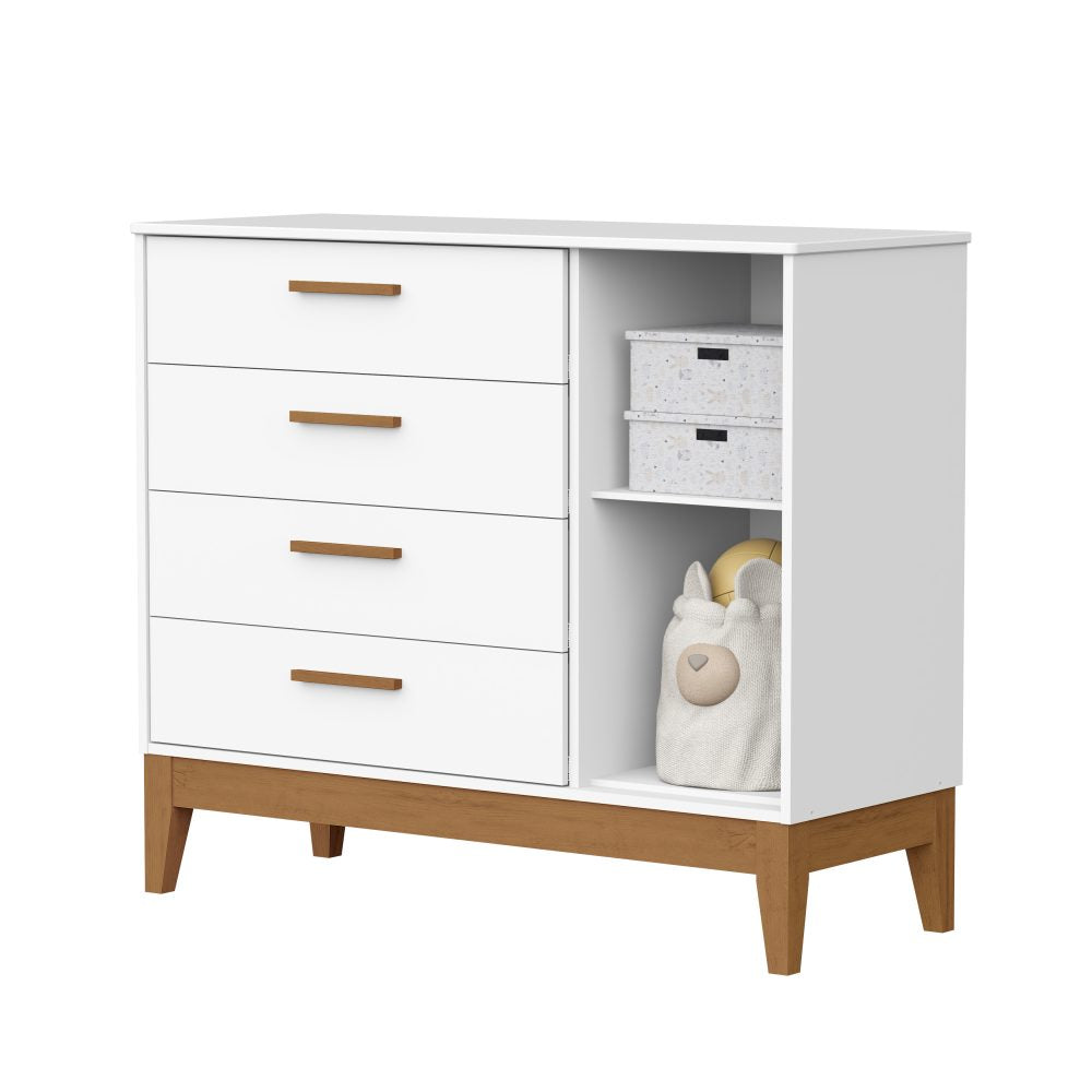 Cômoda Sapateira Flip Reller - Branco Fosco