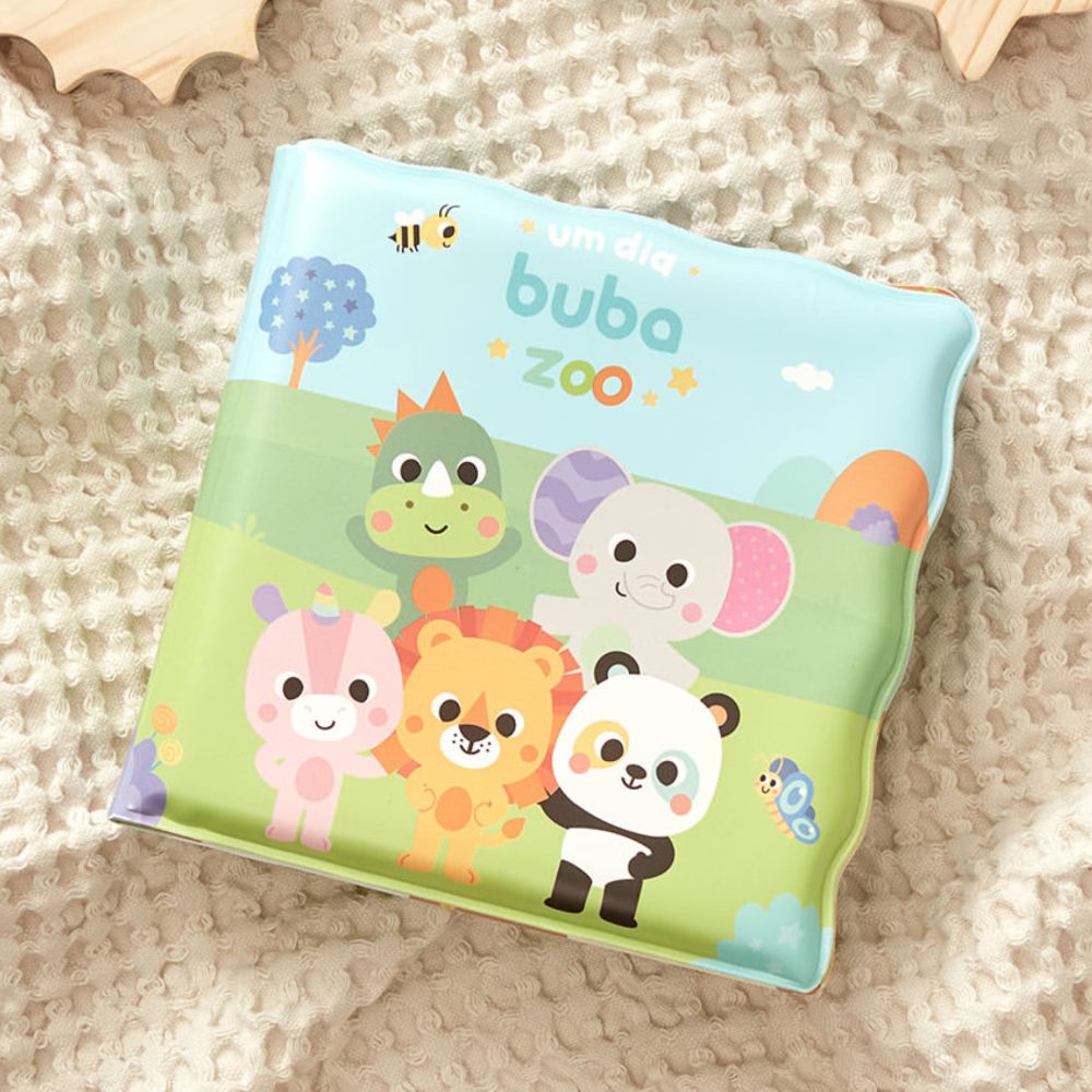 Livro Educativo de Banho Bebê - Buba Zoo