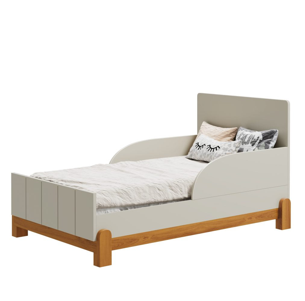 Berço Lotus com Friso Reller - Areia Fosco com Savana