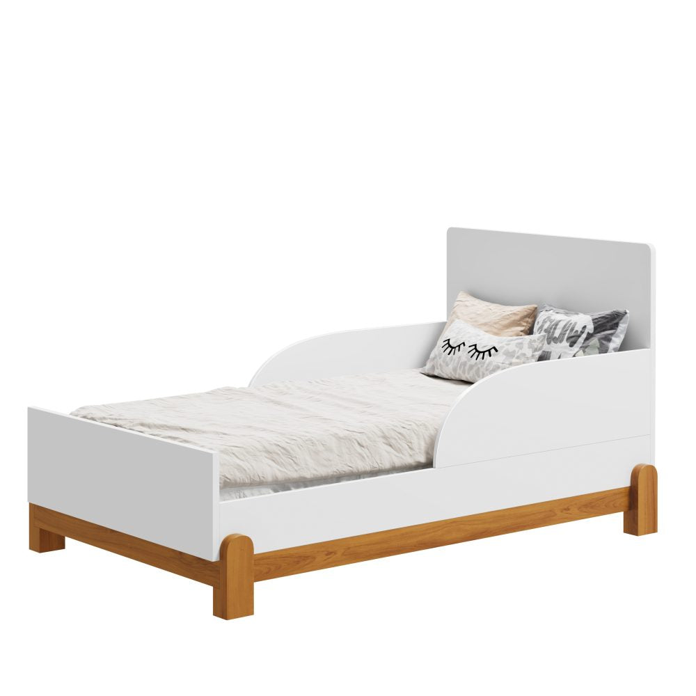 Berço Lotus Liso Reller - Branco Fosco
