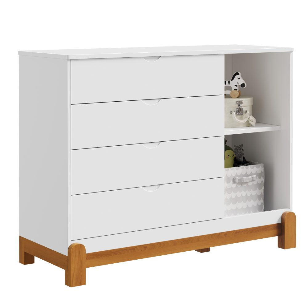 Cômoda Sapateira Lotus Reller - Branco Fosco