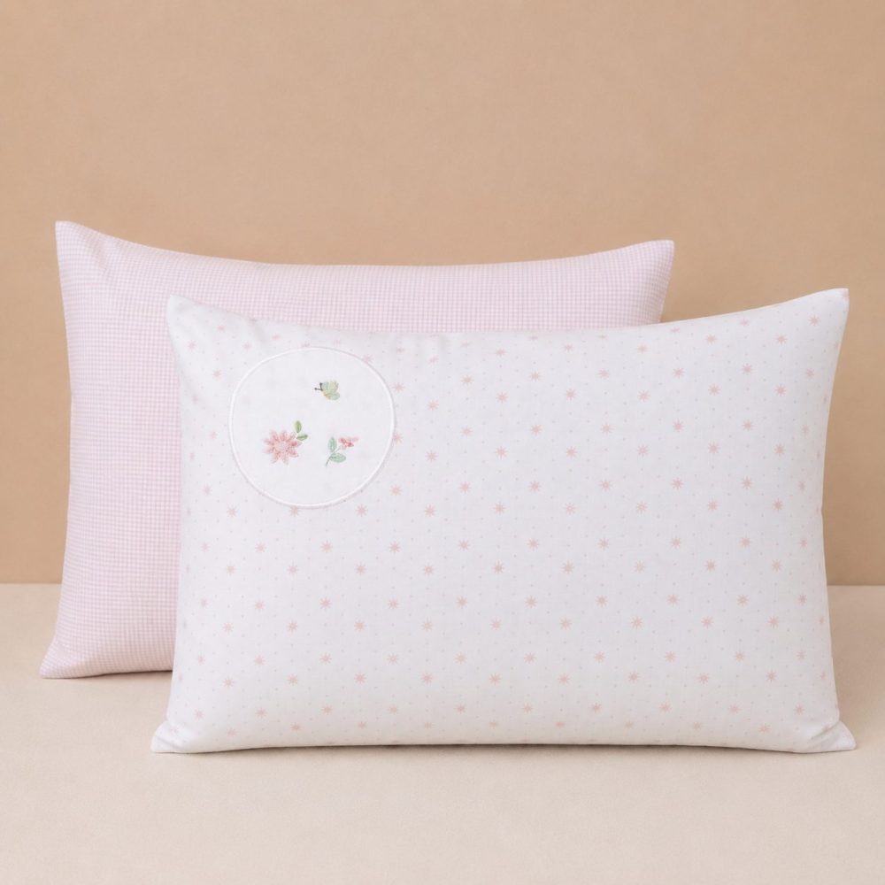 Kit De Fronha Bordados Papi 40cm X 28cm - Floralzinho