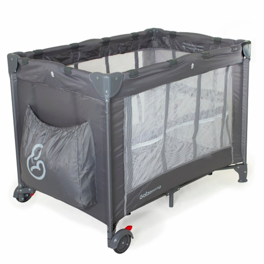 Berço Cercado Portátil Triton Grafite Cinza - Galzerano