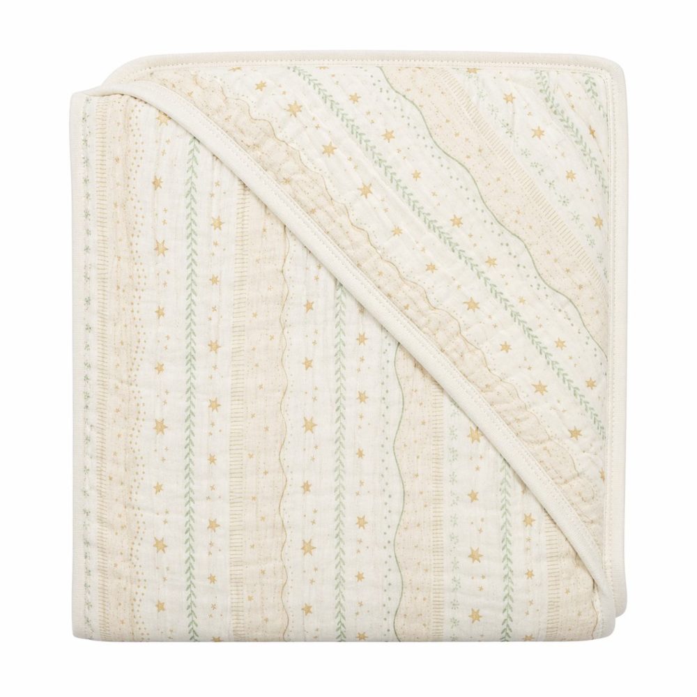 Toalha de Banho Bebê Soft em Algodão 80cmx80cm - Estrelas