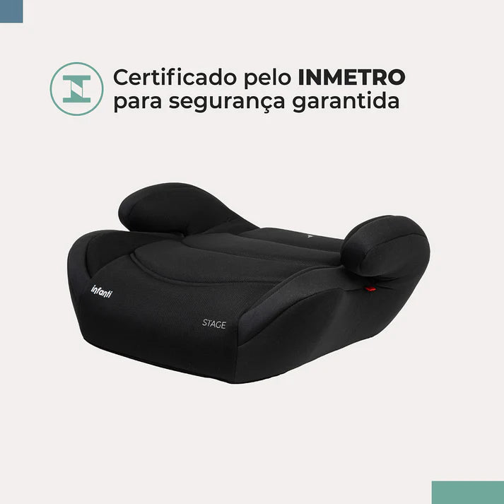 Assento de Elevação Infanti Booster Stage Preto