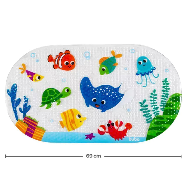 Tapete Para Banho Fundo do Mar - Buba