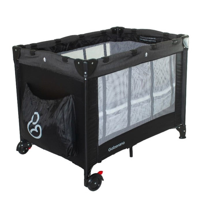 Berço Cercado Portátil Affetto Preto - Galzerano