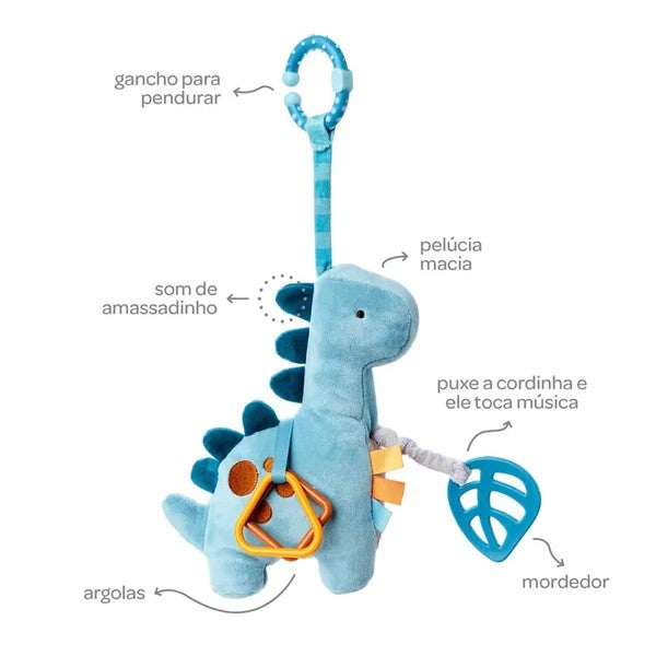 Dinossauro Musical Treme Treme com Argola - Buba
