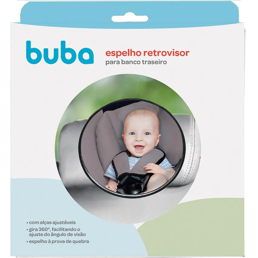 Espelho Retrovisor Para Banco Traseiro - Buba