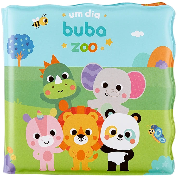 Livro Educativo de Banho Bebê - Buba Zoo