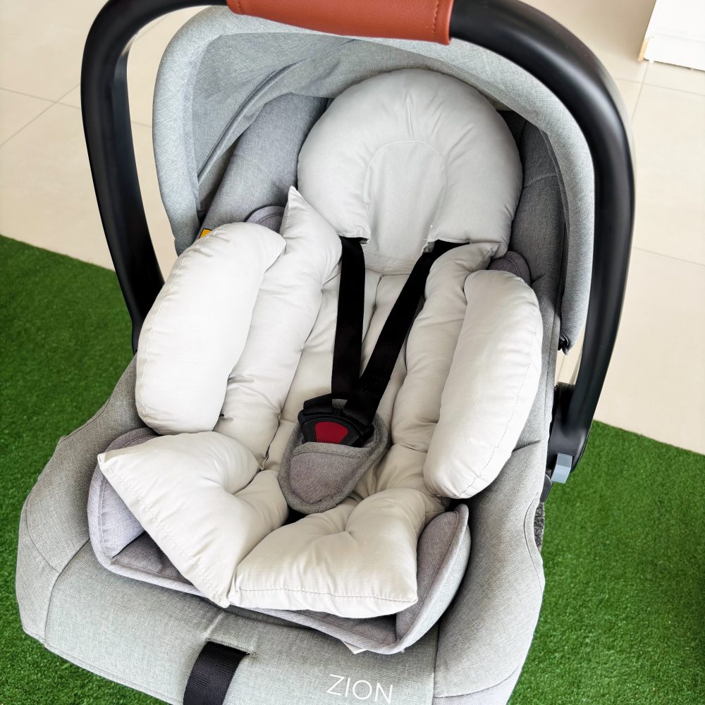 Redutor de Bebê Conforto Anatômico 100% Algodão - Rosê