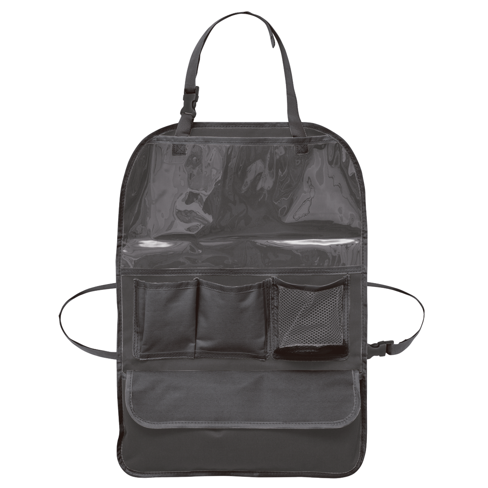 Organizador para Carro com Case Para Tablet Preto - Buba