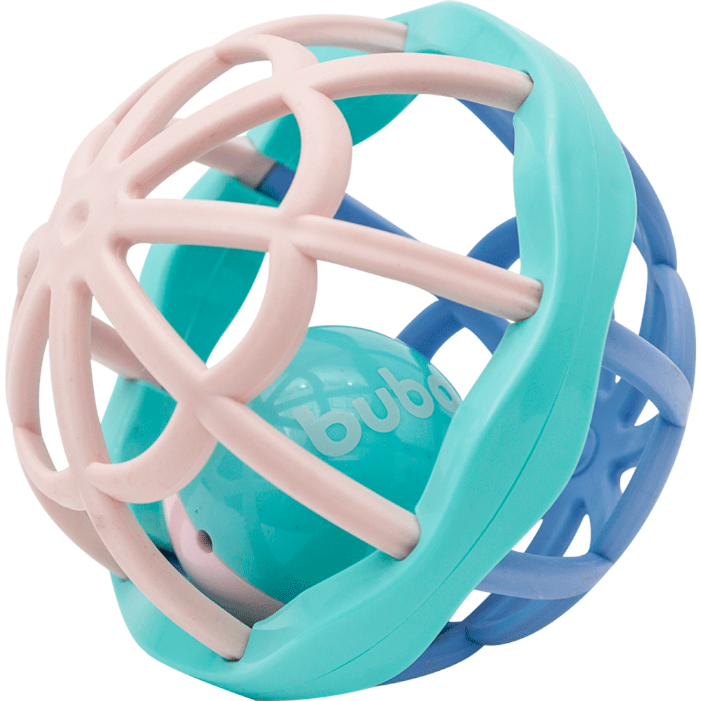 Bola Baby Ball Cute Colors Buba Com Chocalho - Menina