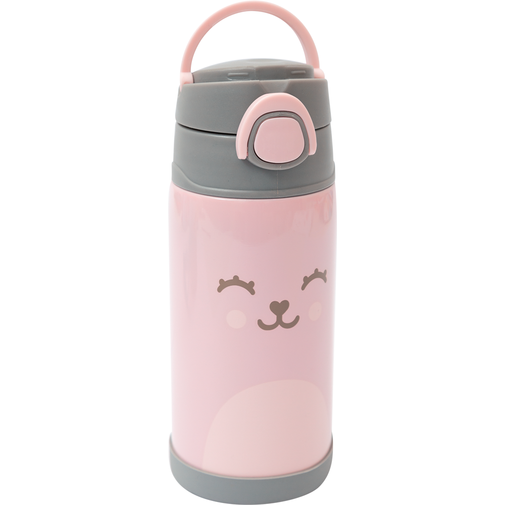 Garrafa Térmica Parede Dupla Gumy Buba - Rosa