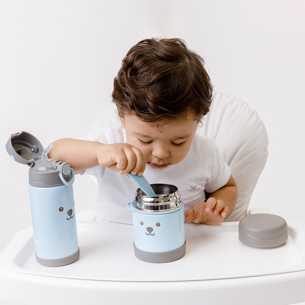Pote Térmico Gumy Buba Azul Para Papinha