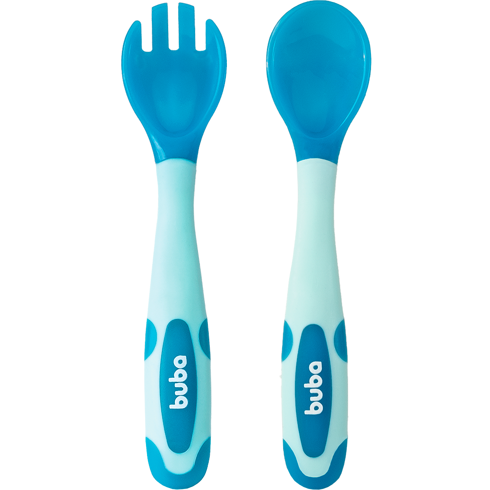 Kit Talher Flexível e Termossensível Buba Azul