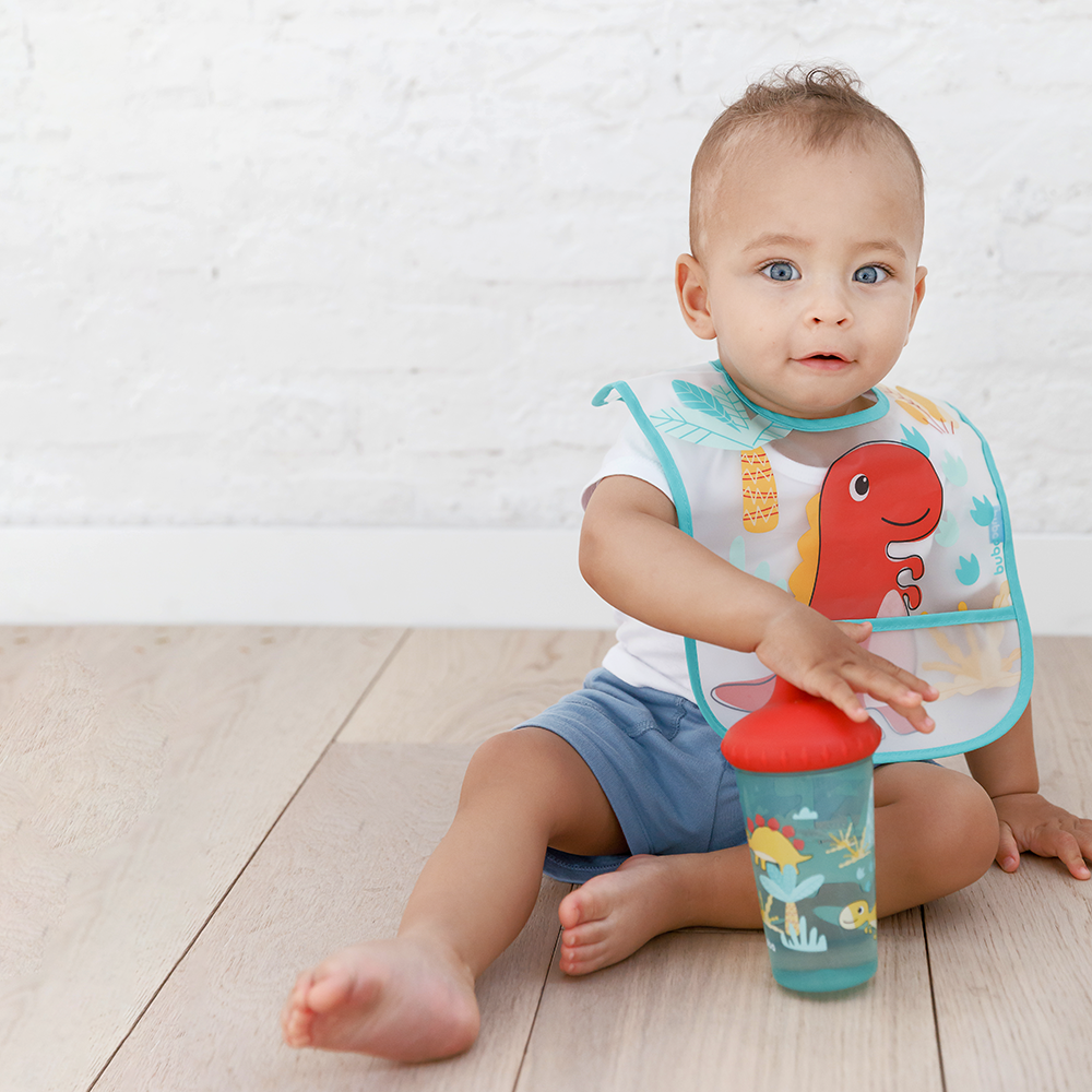 Copo Antivazamento Baby Dino 300ml - Buba