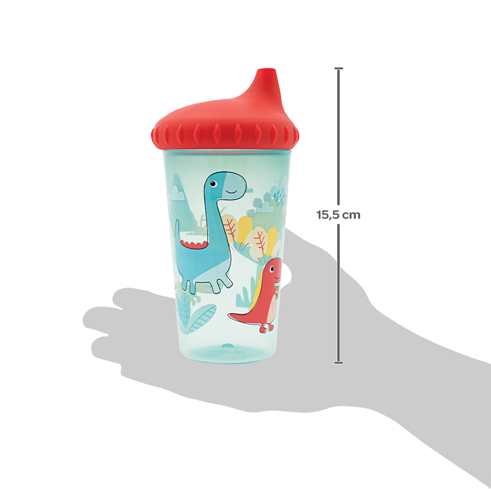 Copo Antivazamento Baby Dino 300ml - Buba