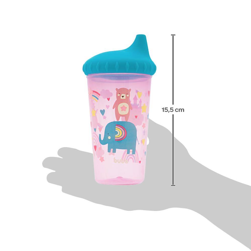 Copo Antivazamento Baby Unicórnio 300ml - Buba